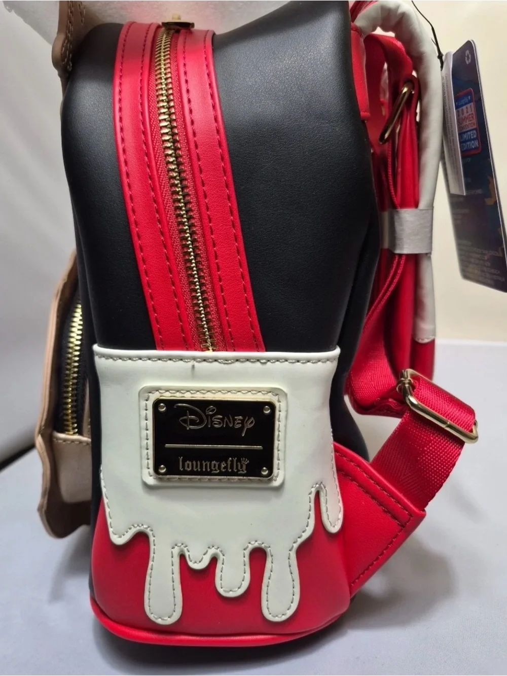 Disney Snow White Evil Queen Magic Mirror Lenticular Loungefly Backpack  NWT